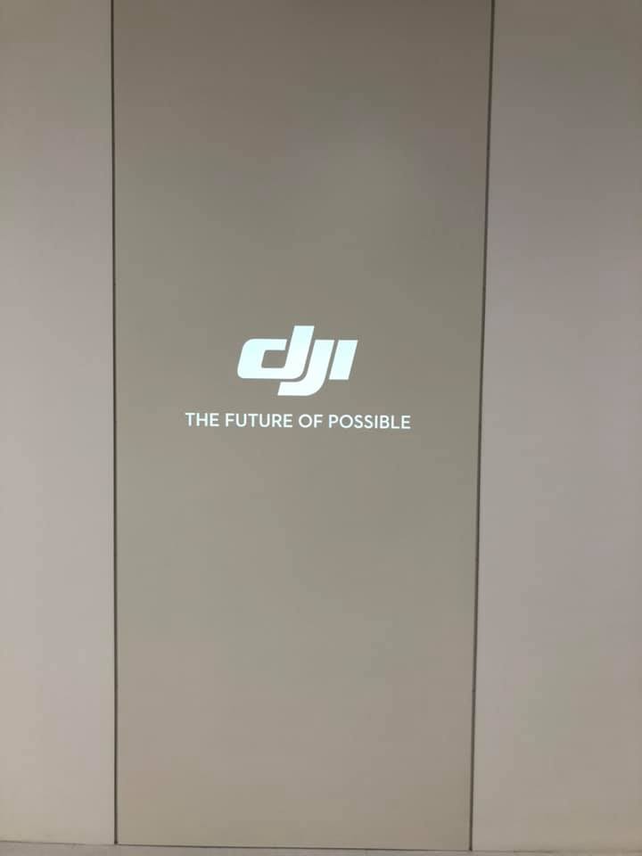 遊びにきました！DJI JAPAN 様々な機種の展示があります