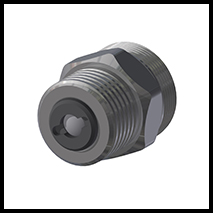 Adapter piece with check valve G1/2" (2-AD-RSV-12)