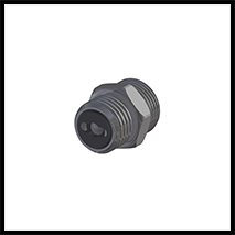 Adapter piece with check valve G1/4" (1-AD-RSV-14)