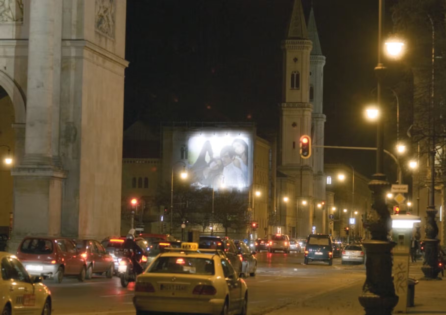 従来のレンズで見た場合