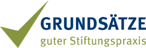 Logo Grundsätze guter Stiftungpraxis. 