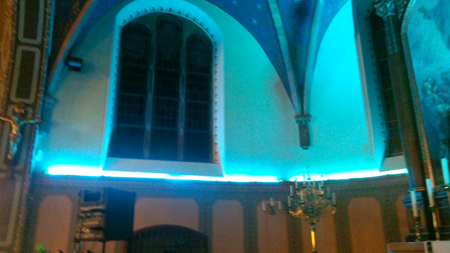 Altarbeleuchtung Himmelfahrtskirche Cranzahl
