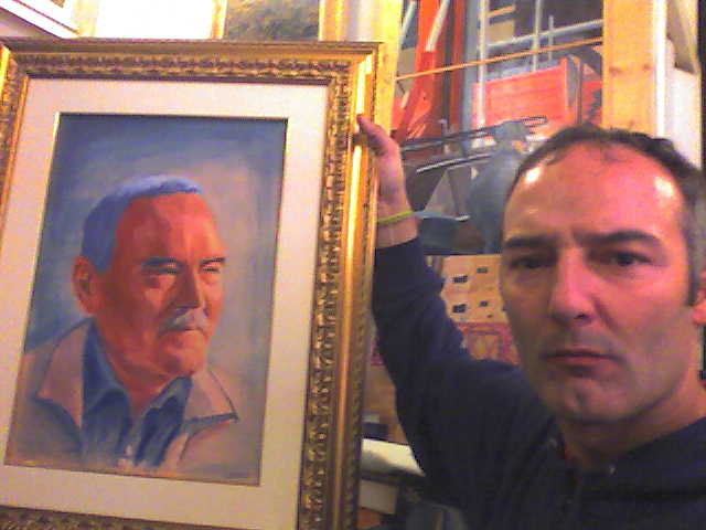 Ritratto di mio padre, olio su tela, 2005
