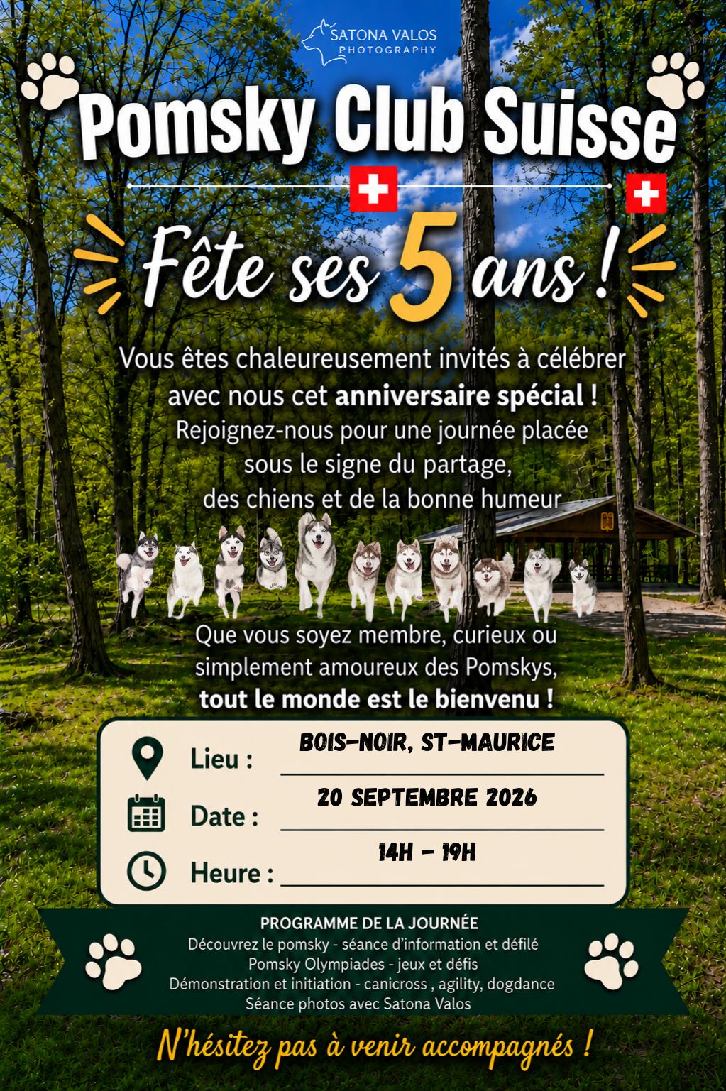 Venez fêter avec nous 🥳