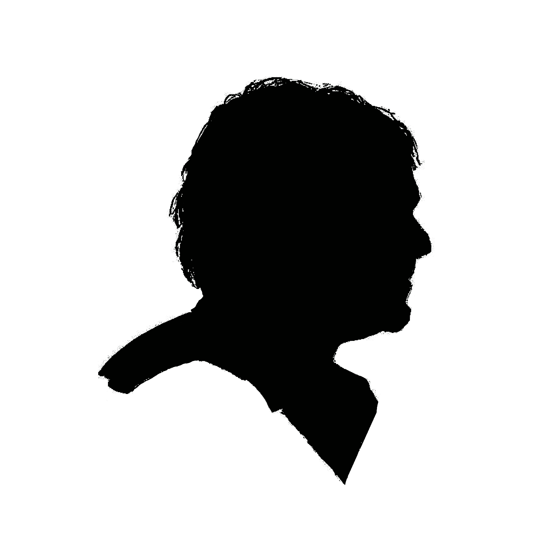 Artistic Director of the Ensemble "Solists of Catherine the Great" and Director of the EARLYMUSIC Festival Andrey Reshetin.  2014. Paper, china ink. 