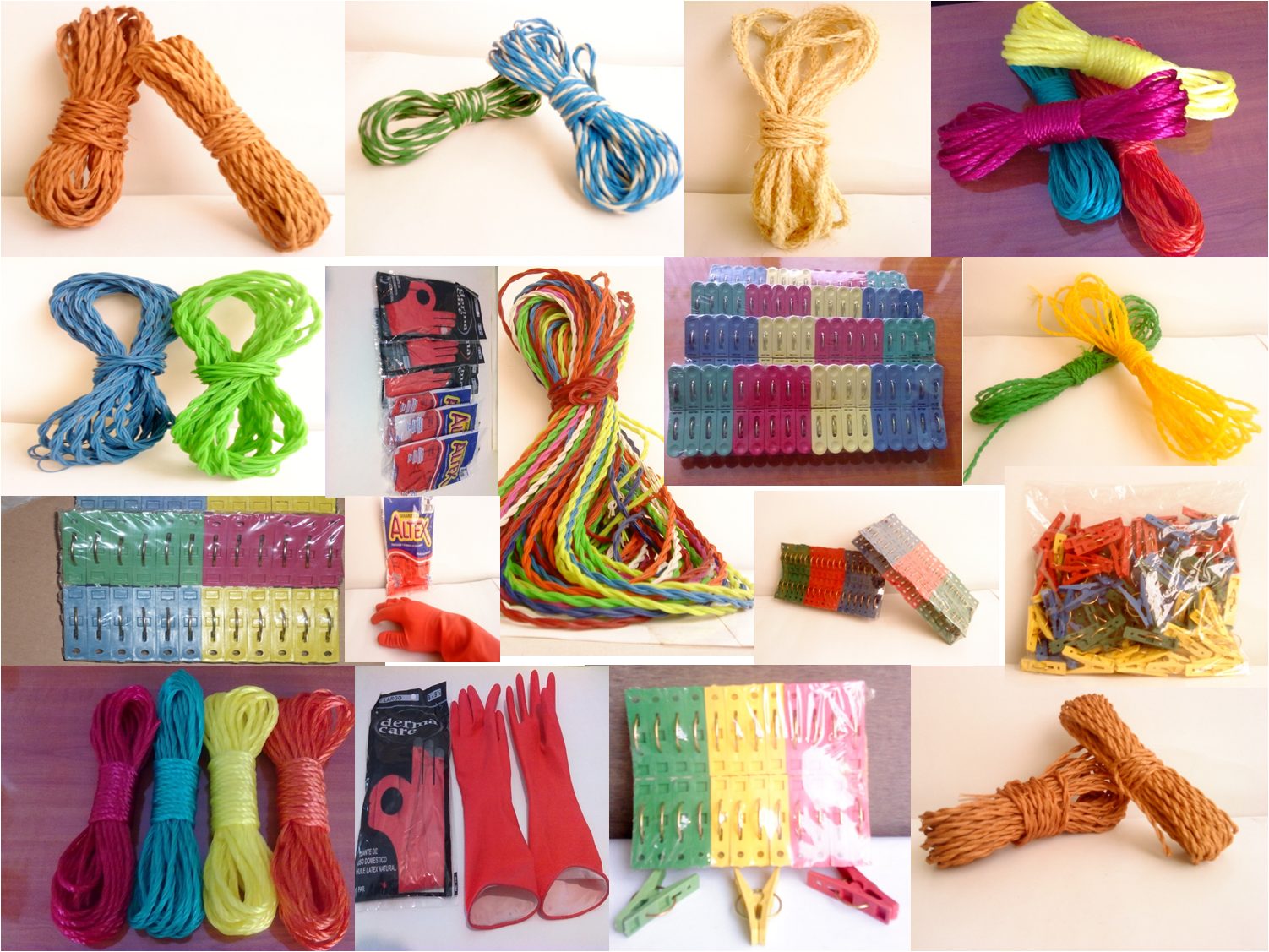 LAZOS Y PINZAS PARA ROPA - OROPINZA