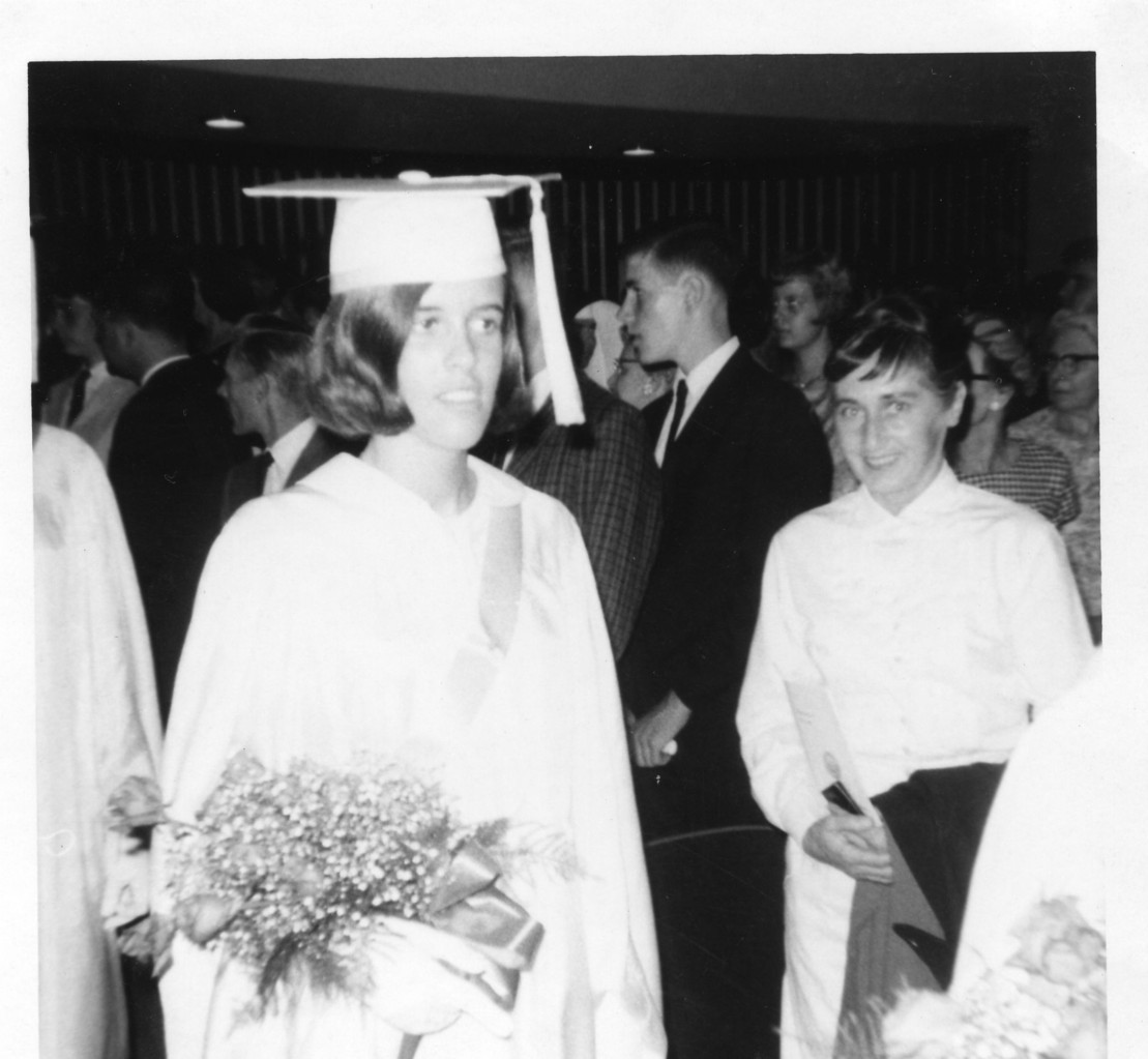 Nancy Hynes, Graduation, Convent School, 1966