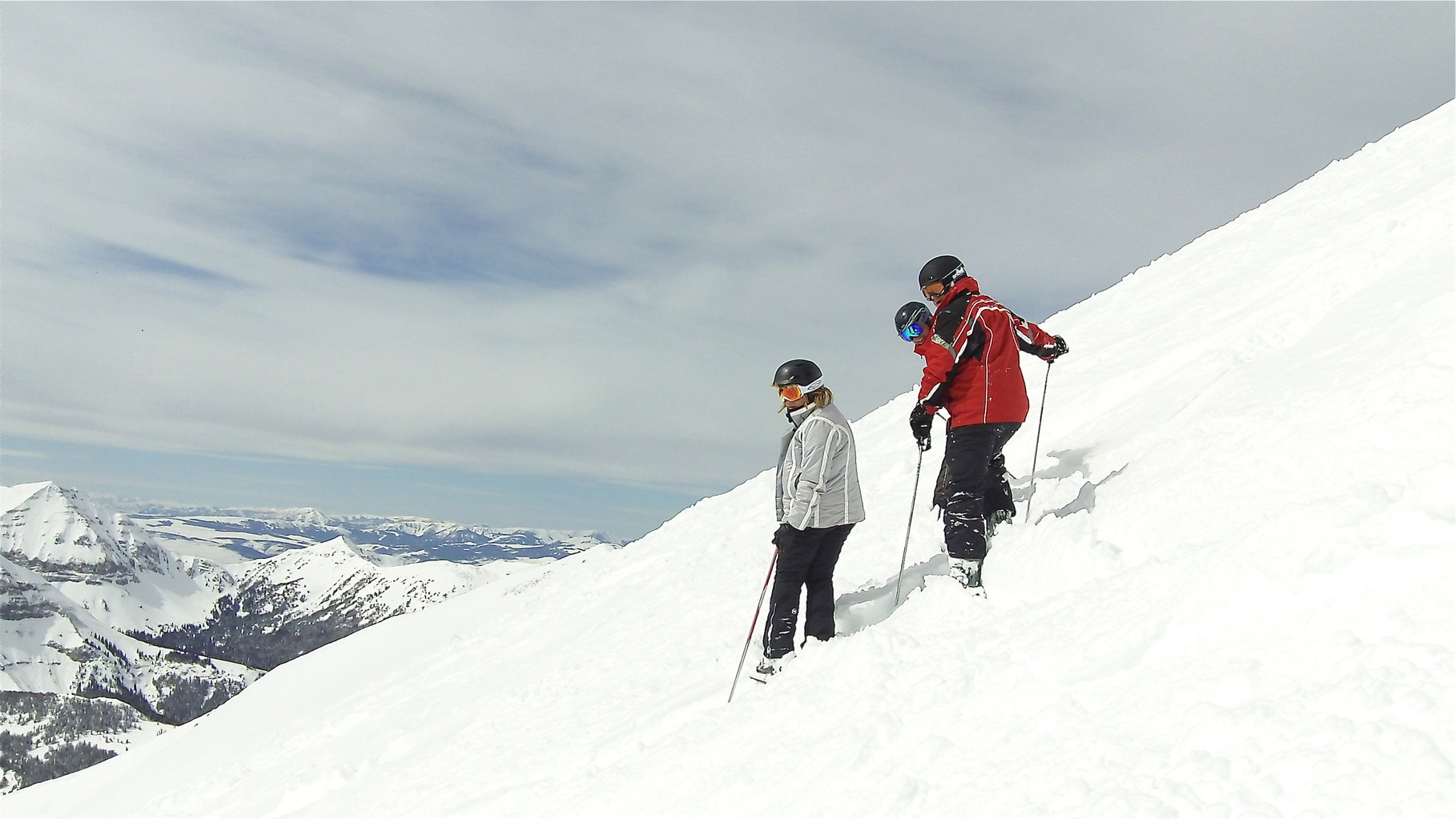 Celeste, Jack, & Dick Fast on Lone Peak, Liberty Trail