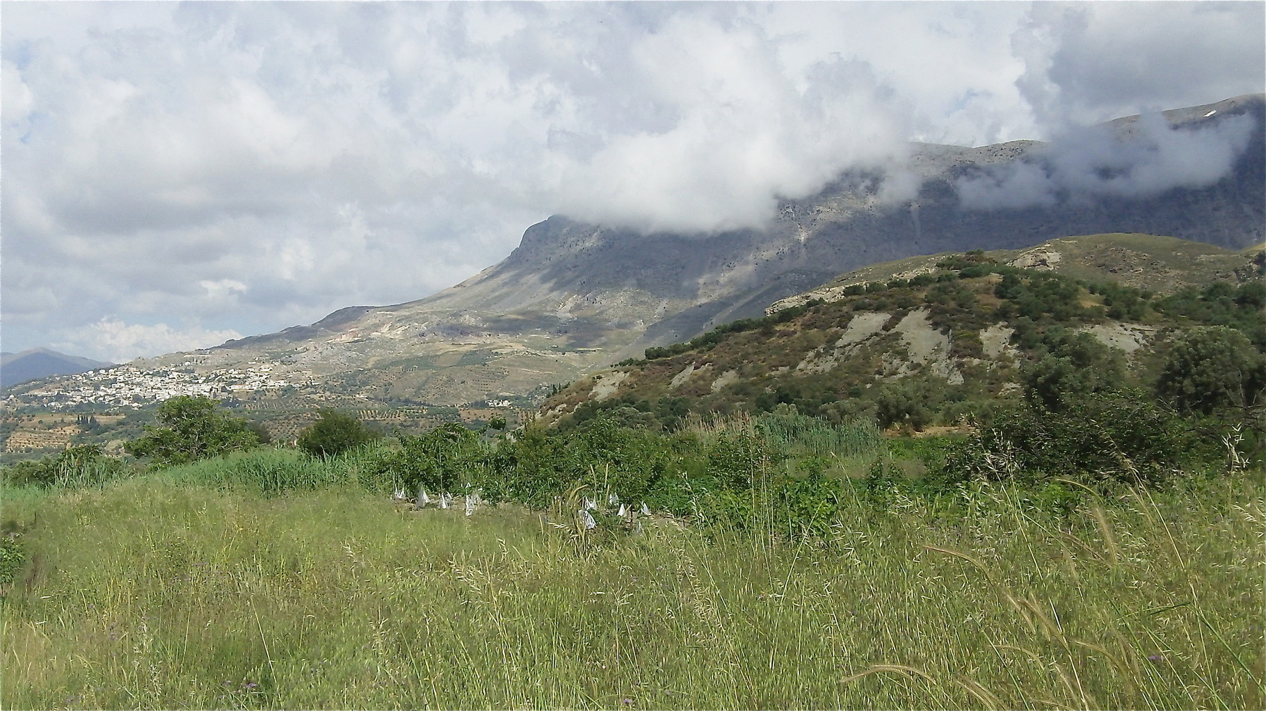 drive from Heraklion to mountain town of Zaros, Crete