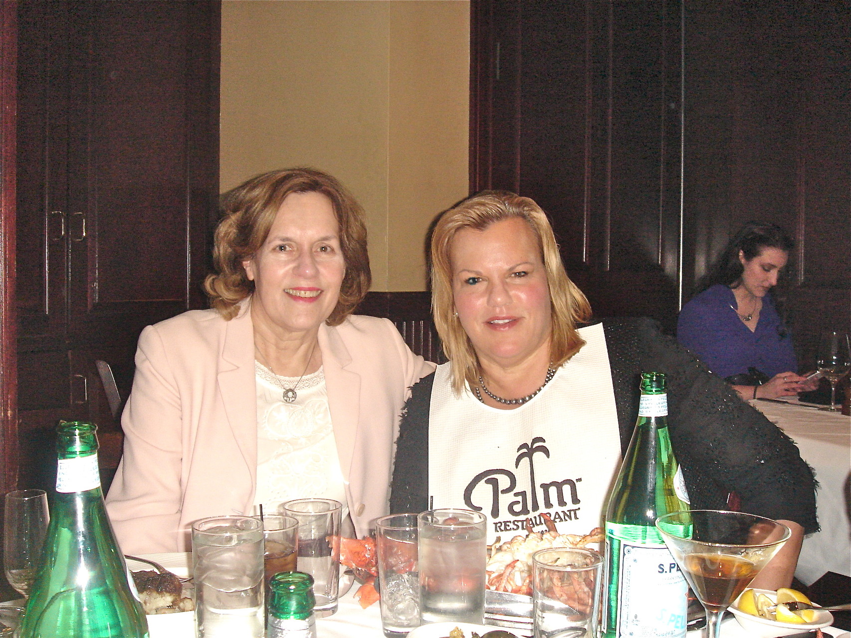 Lorraine & Celeste at dinner, 2-28-15