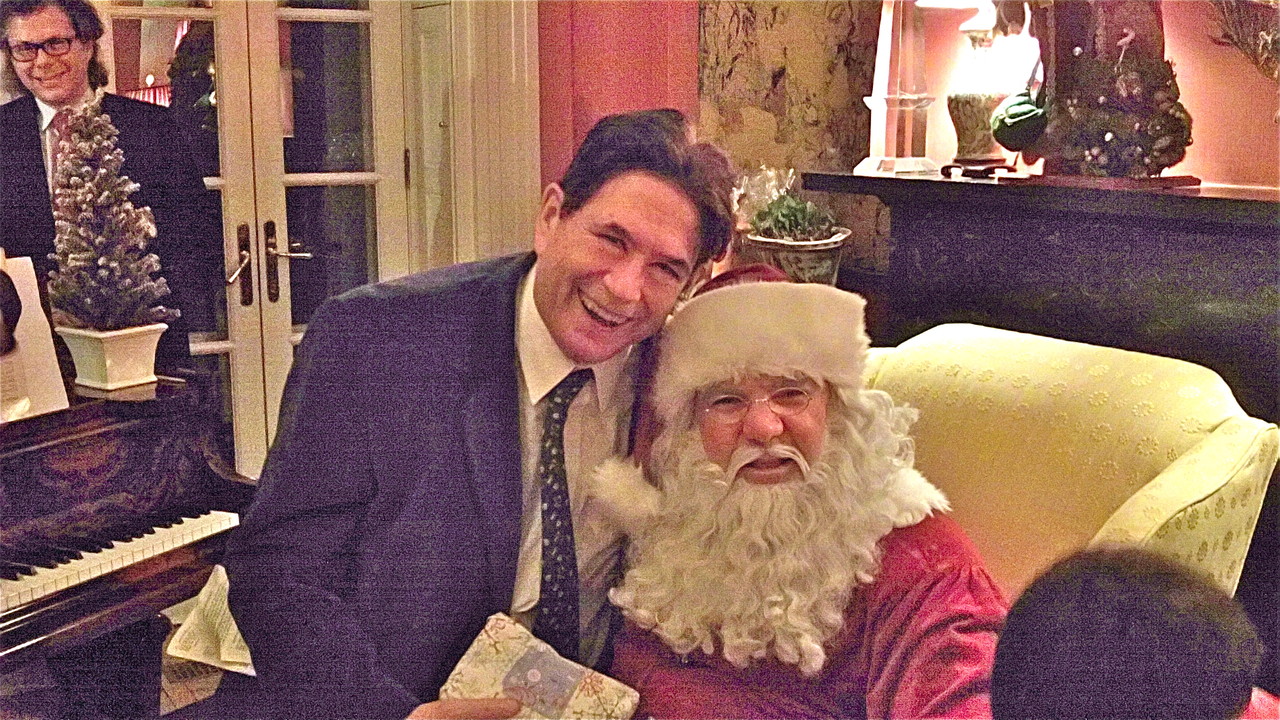 John Wagner & Santa, Dec. 20, 2013