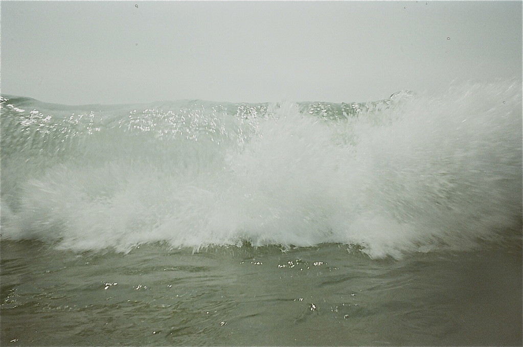 huge waves, Jones Beach, August, 2012