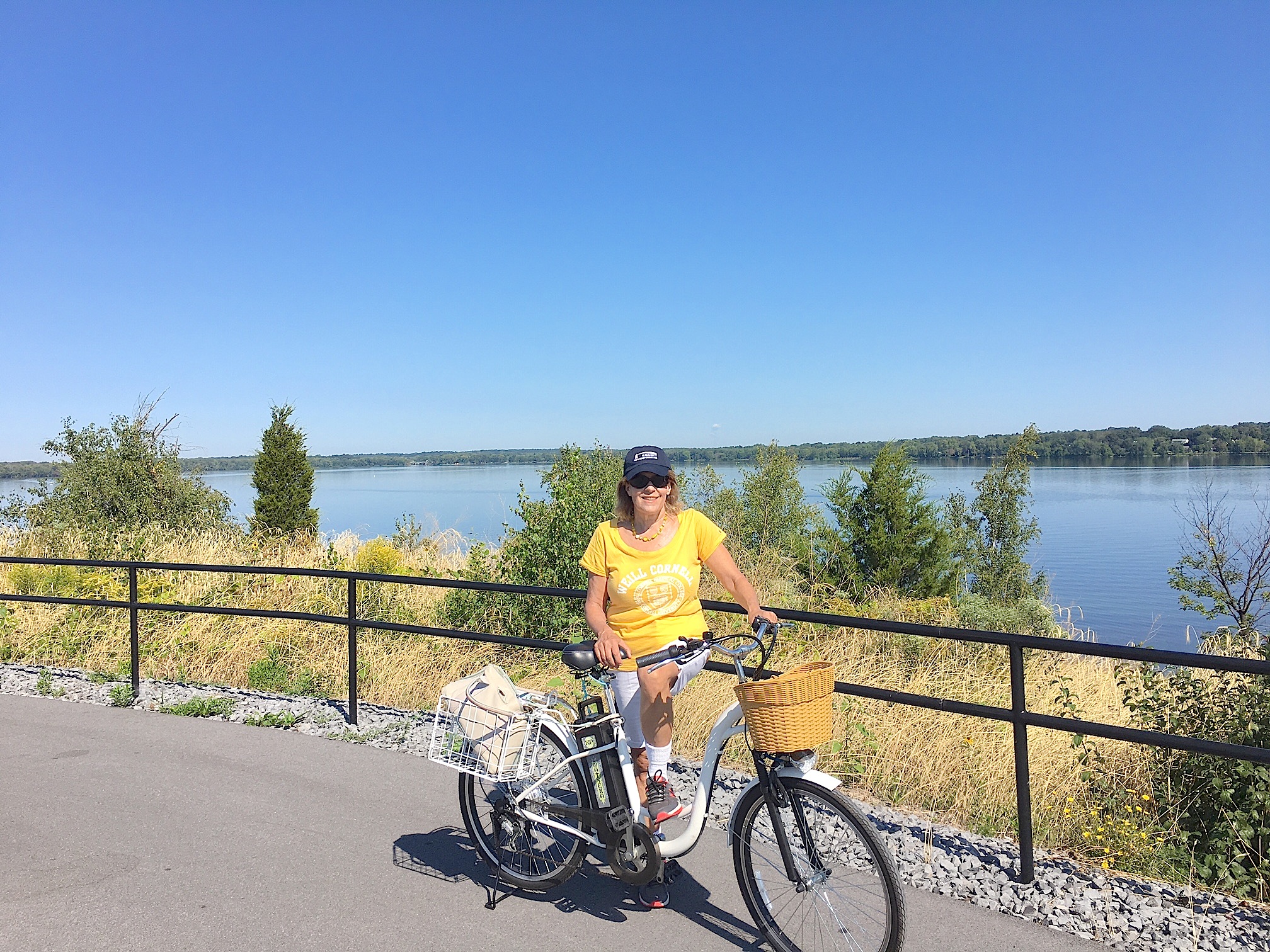 Bike trip around Onondaga Lake on the new bike path, Labor Day, 2016