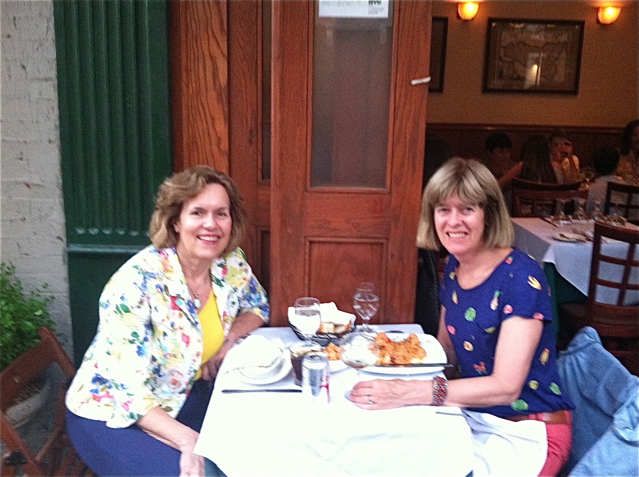 Nancy Hynes visits June 19-25, 2014 Lorraine & Nancy in NYC