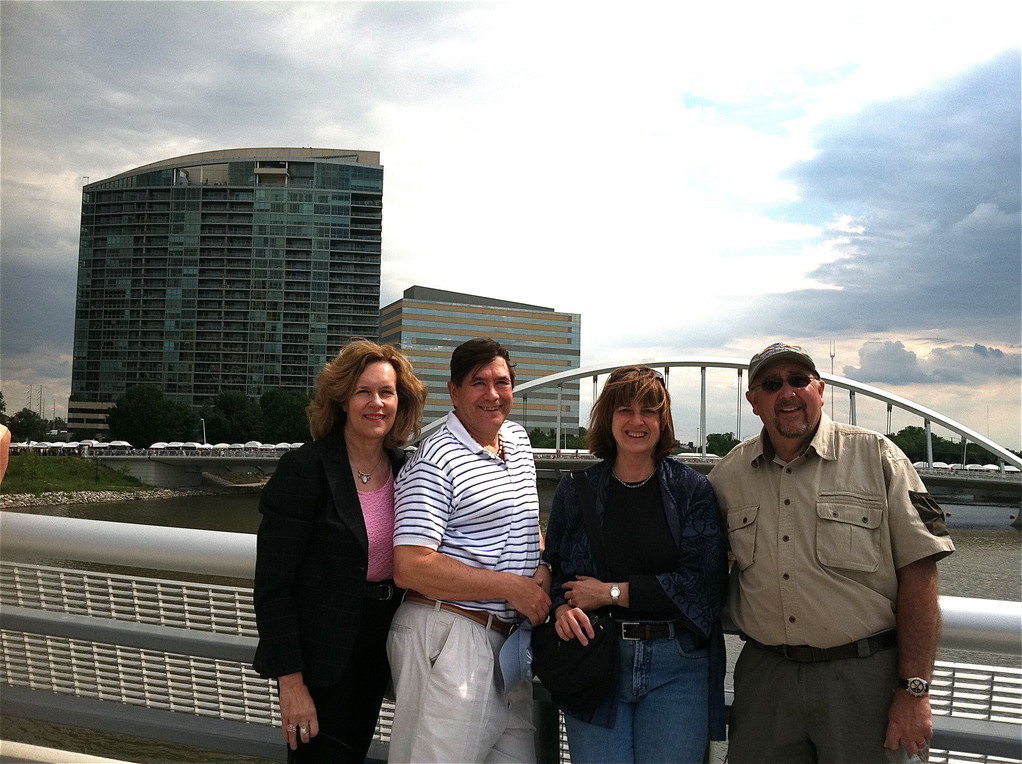 Lorraine, John, Sandra, Steve Columbus Arts Fair June 2, 2012