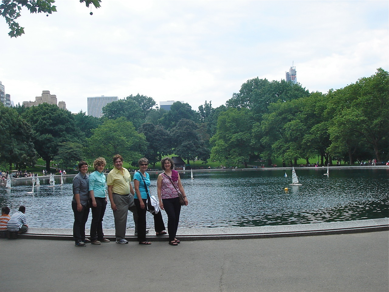 Emilea, Kathleen, John, Cindy, & Ann Ackerman Central Park, 6-16-2013