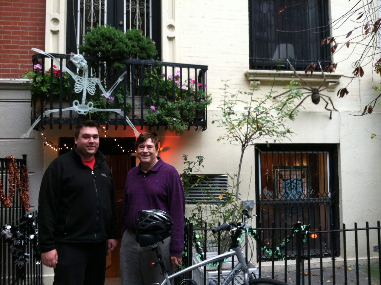 Greg & John at our Halloween house, 10-28-12