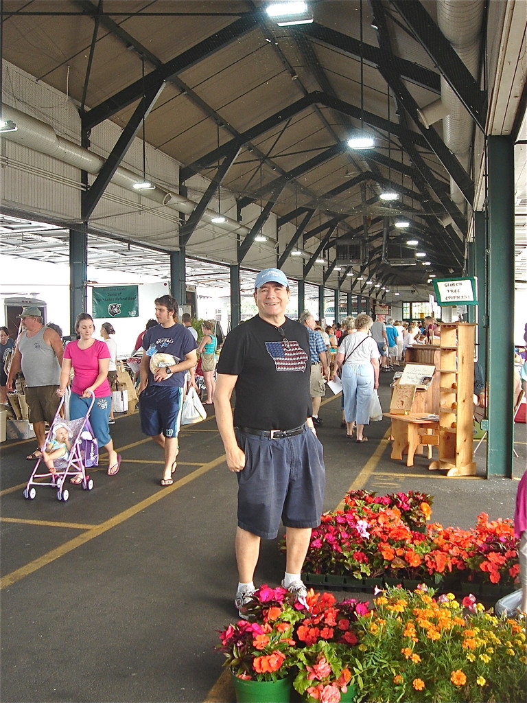 John at the Regional Farmer's Market, July 6, 2013