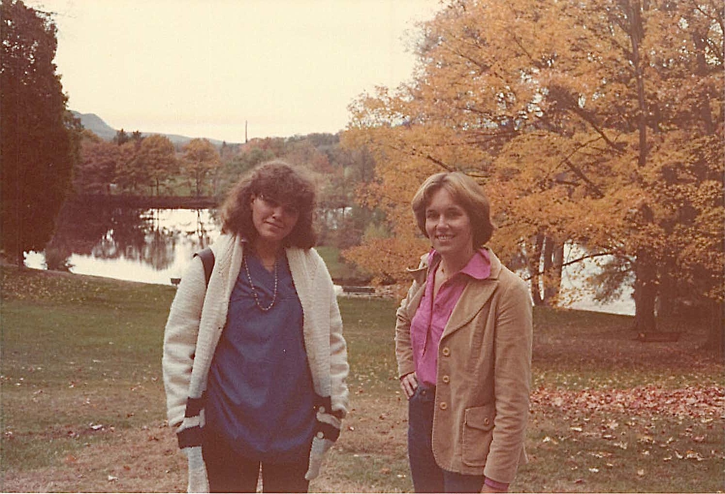 Celeste & Lorraine Gudas, Paradise Pond, Smith College, 1978