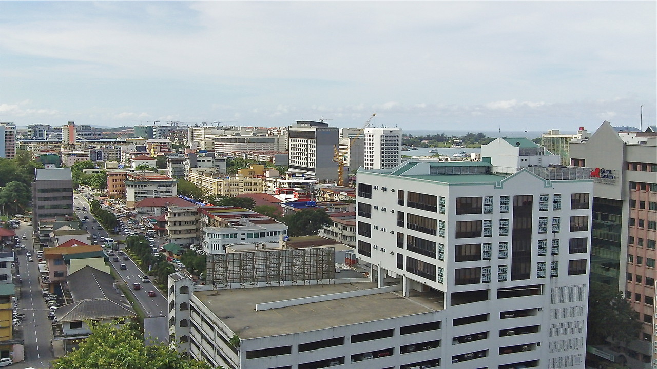 View of downtown Kota Kinabalu