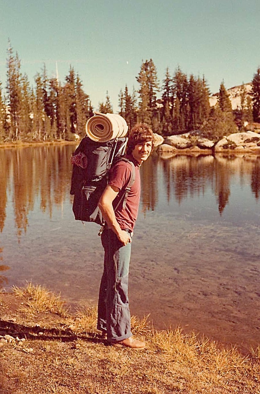 John Wagner at Emigrant Lake, CA, 1976