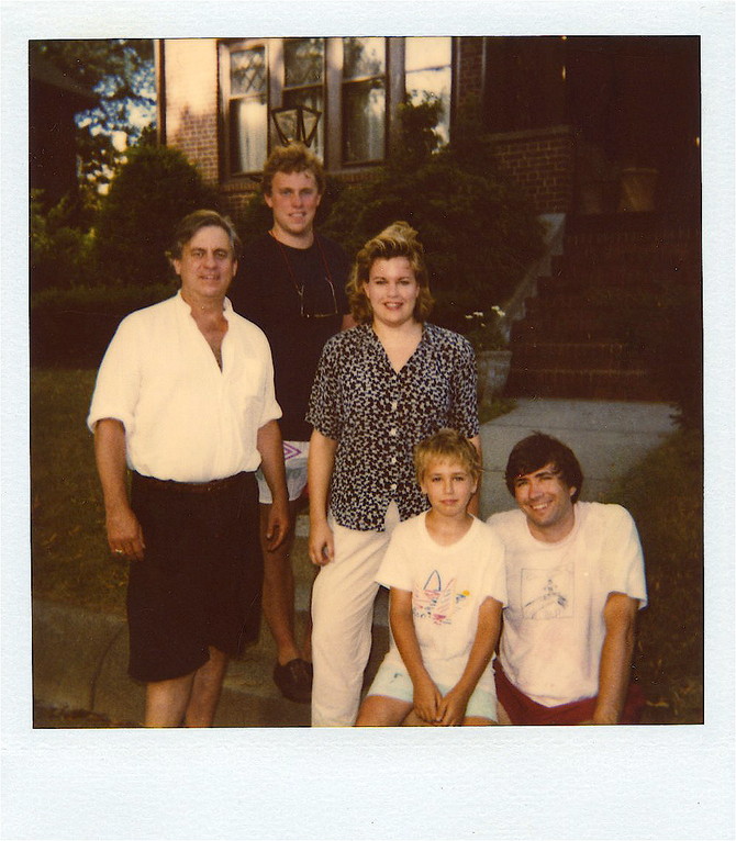 Stuart Kagel, Stuart Jr., Celeste, Greg Wagner, John Wagner   1990