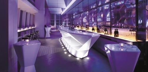 Ozone Bar, Ritz Carlton, highest bar in the world at 118 stories