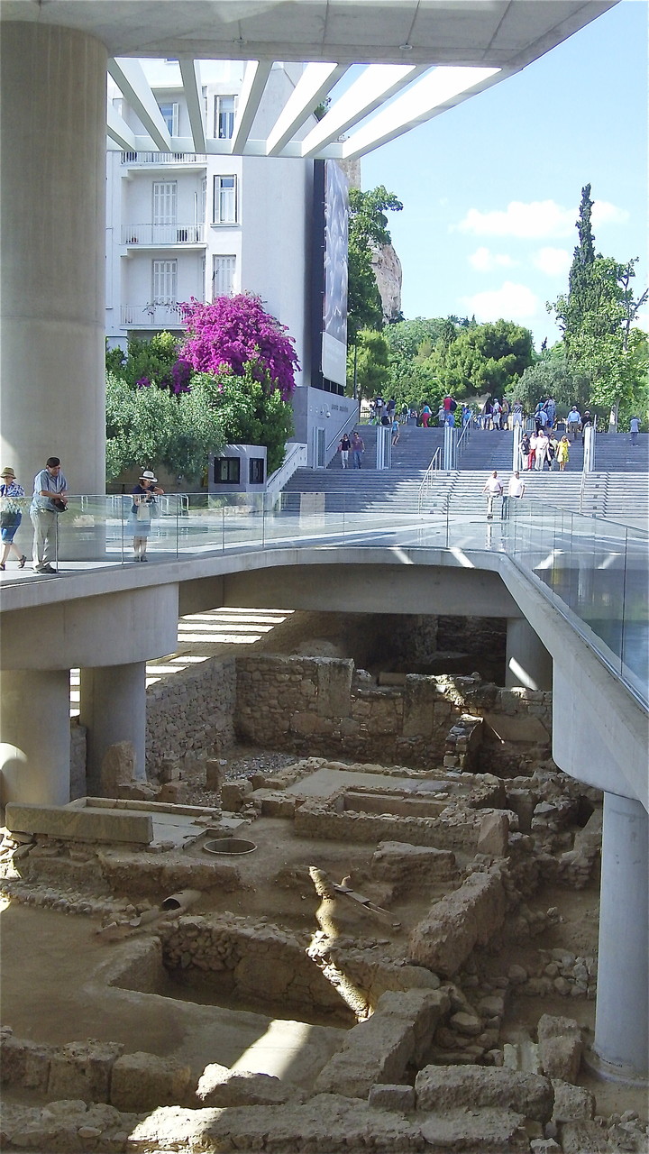 Excavations under the Acropolis Museum, Athens, Greece