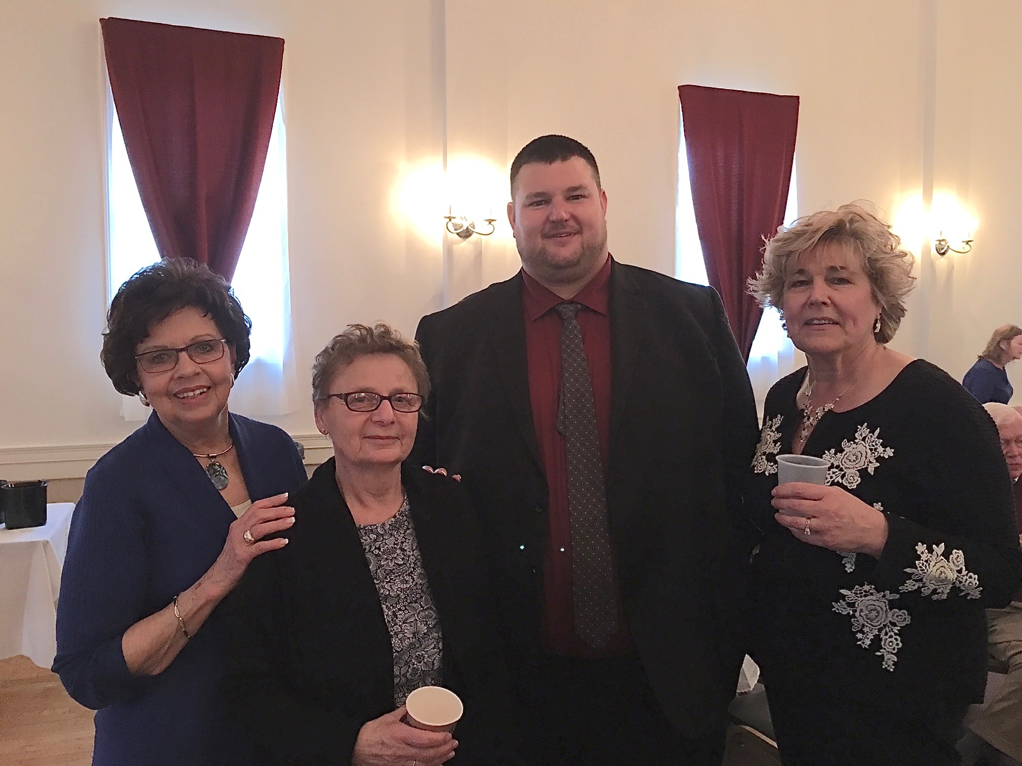 Kathy, Belinda, Carol's son, & Carol