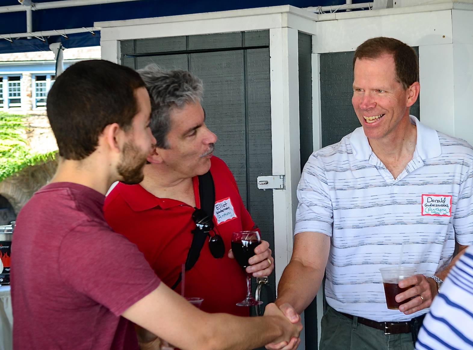 Daniel, his dad Elliot Waterman, & Donald G.