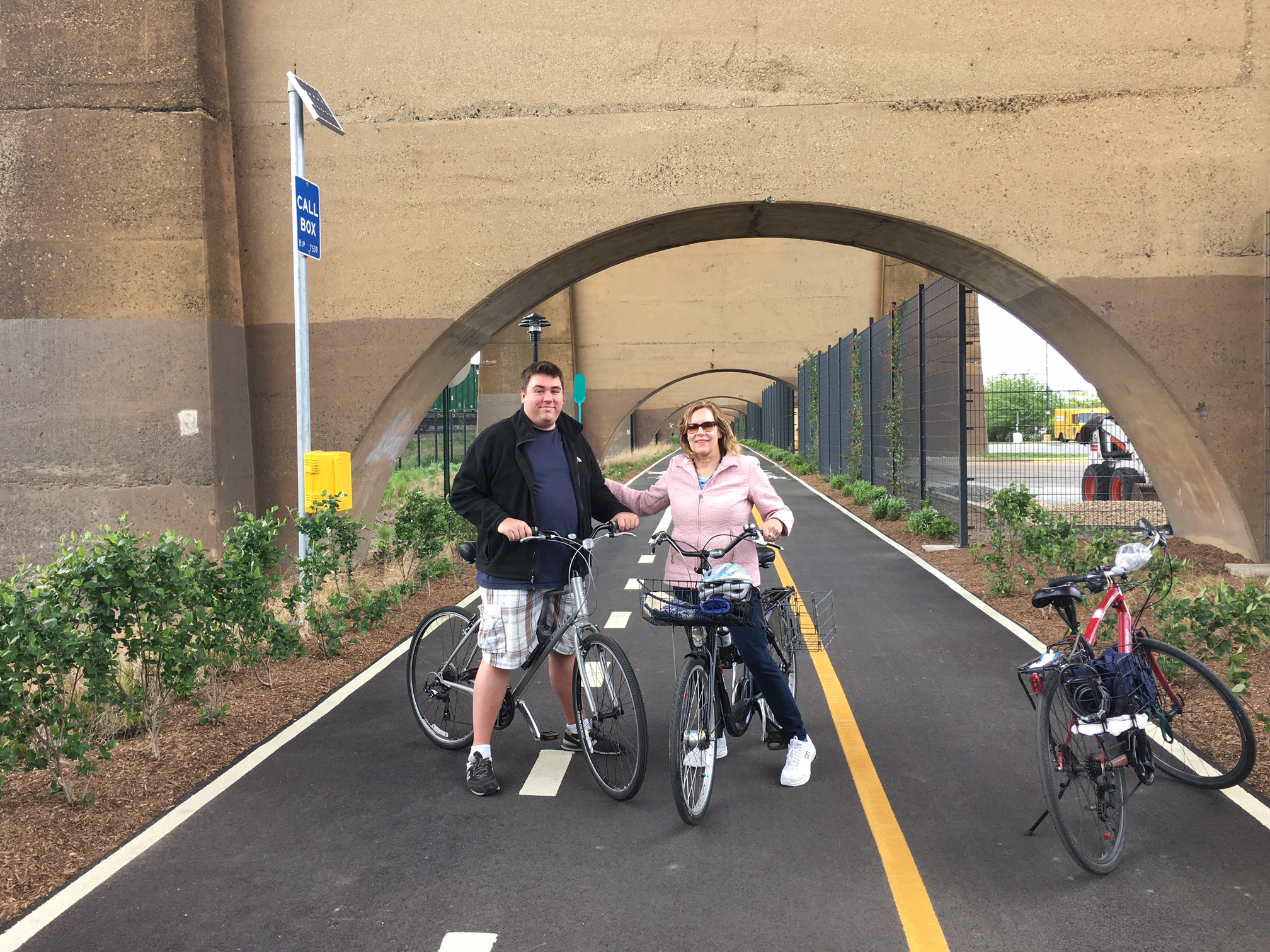 Greg & Lorraine, May 15, 2016 Randall's Island, in the Bronx for the picture