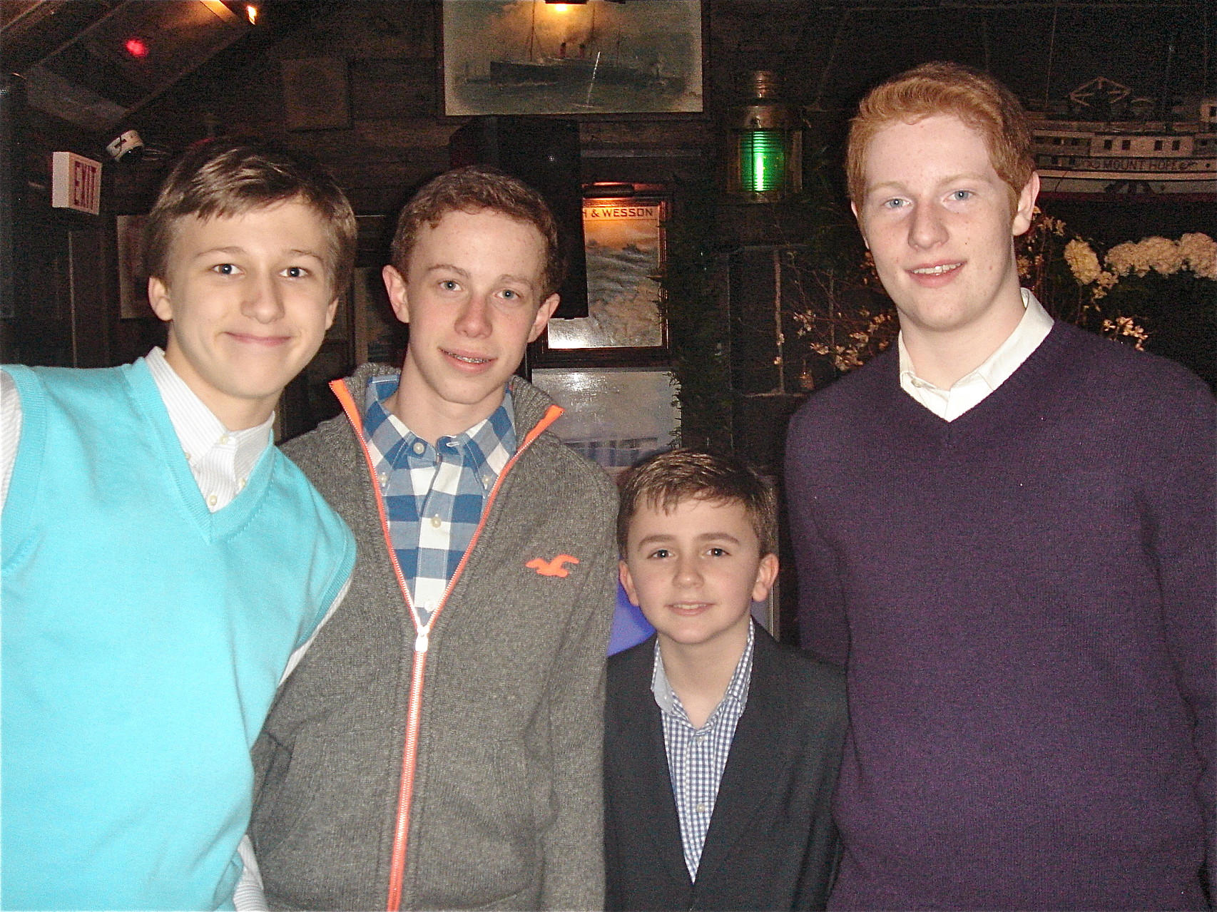 Jack, Liam, Stuart III & Noal Kagel