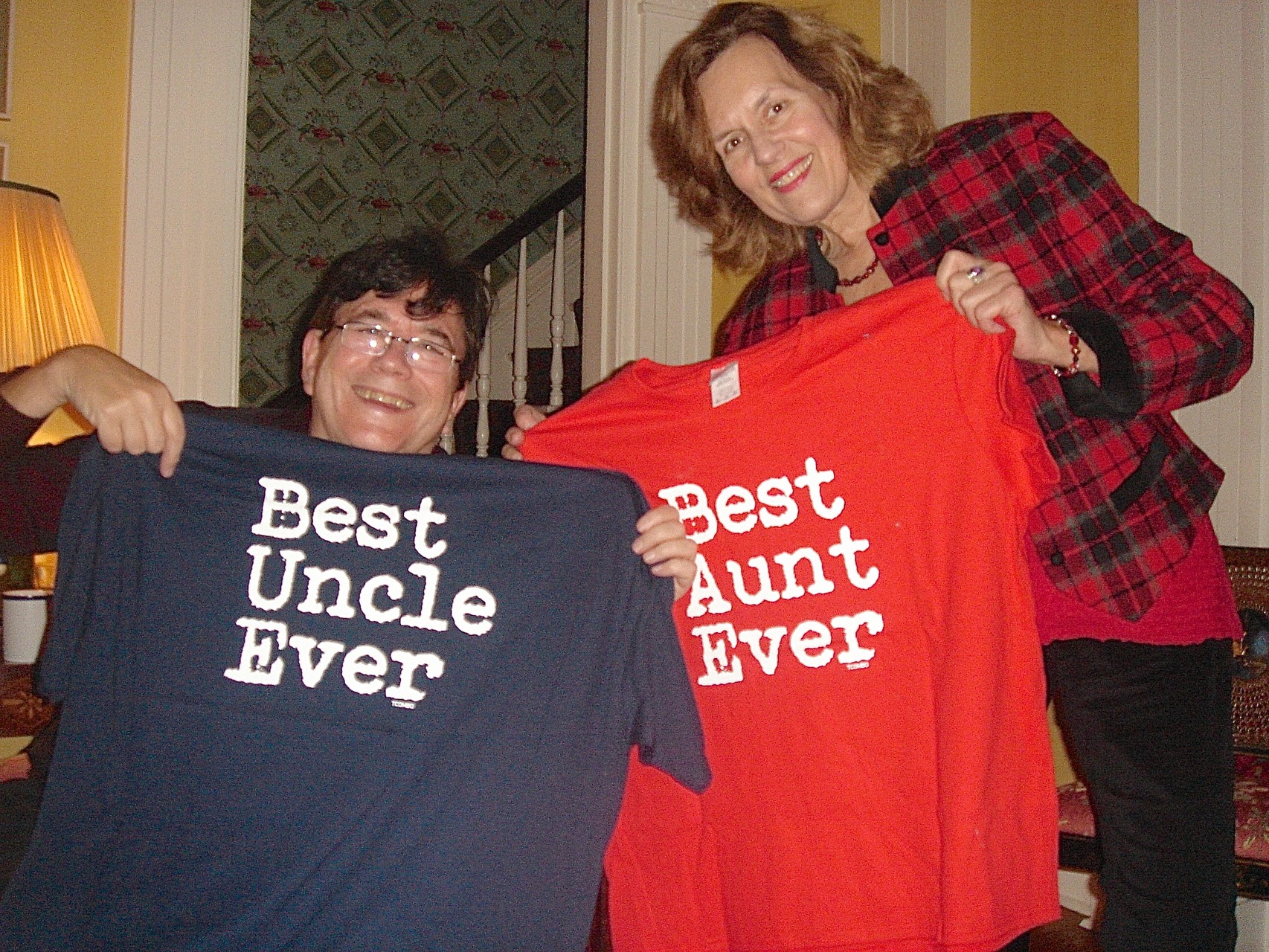 John & Lorraine get their Xmas presents from Jack!