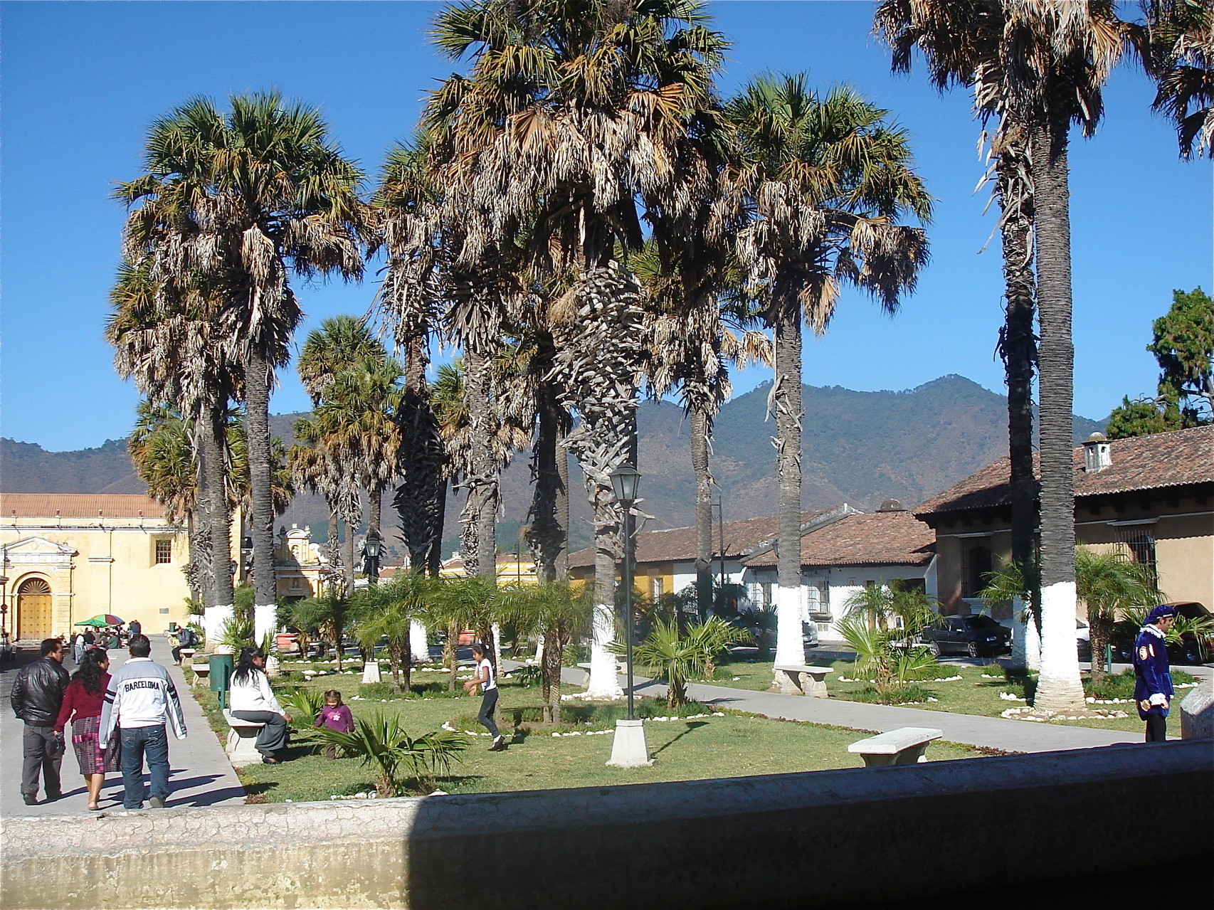 Public square in La Antigua