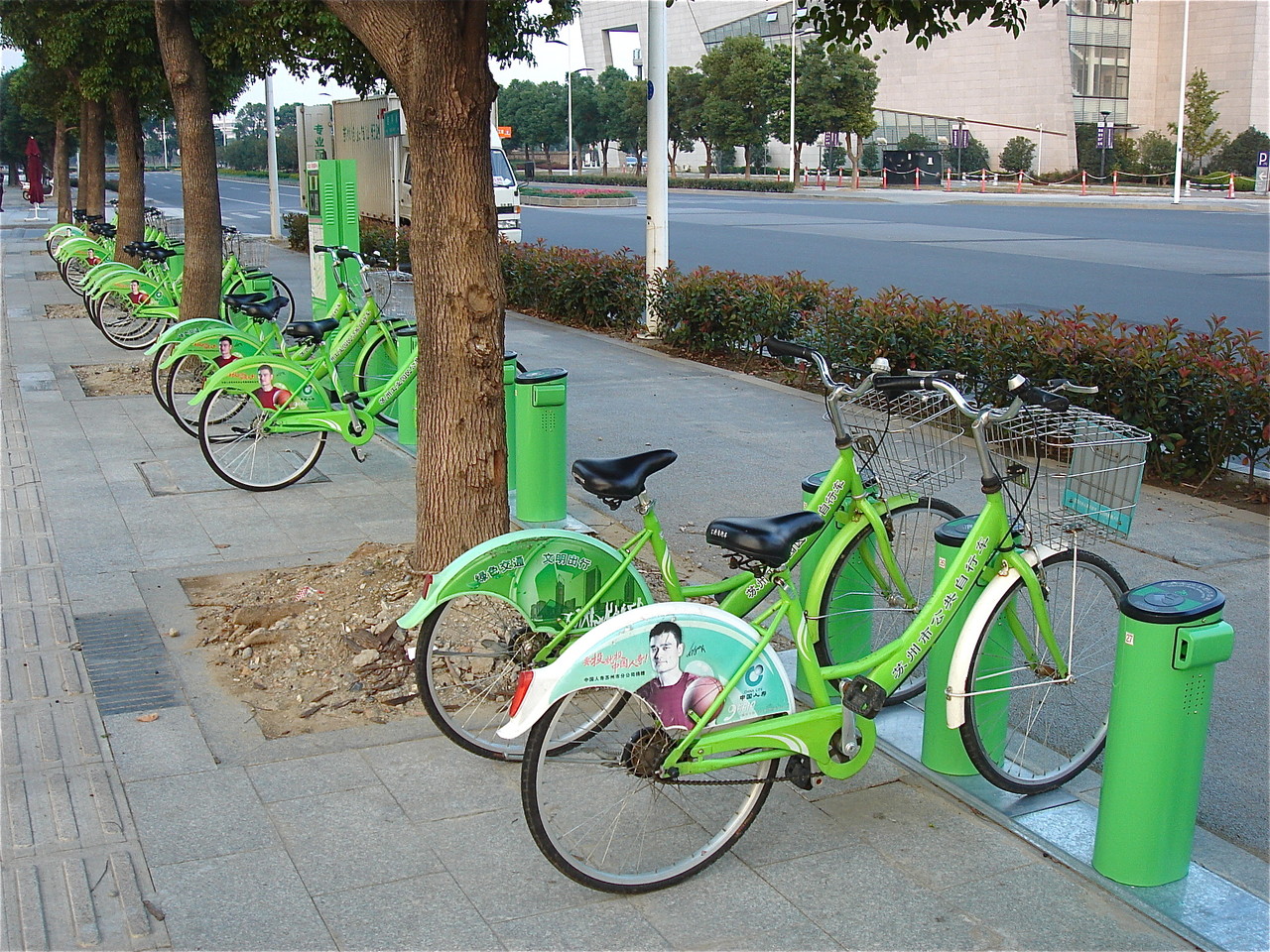 Bikes to rent, Suzhou, China