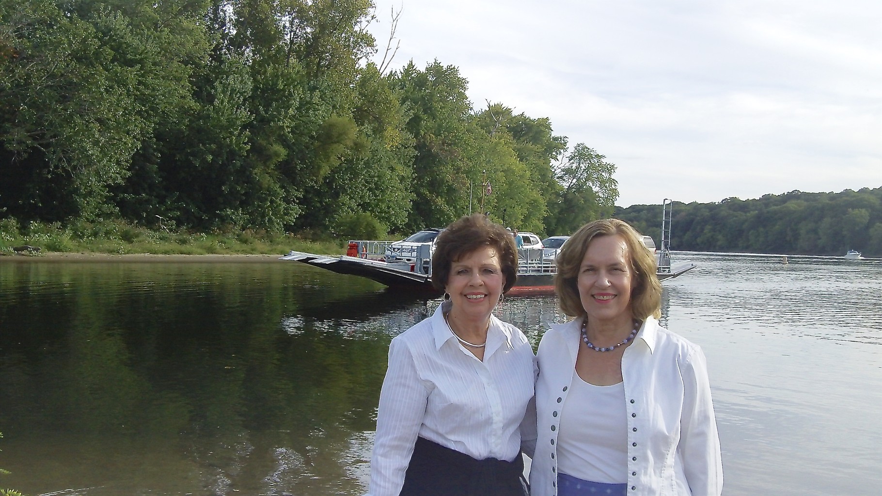 Cousin Kathy & Lorraine, September, 2015 Connecticut River