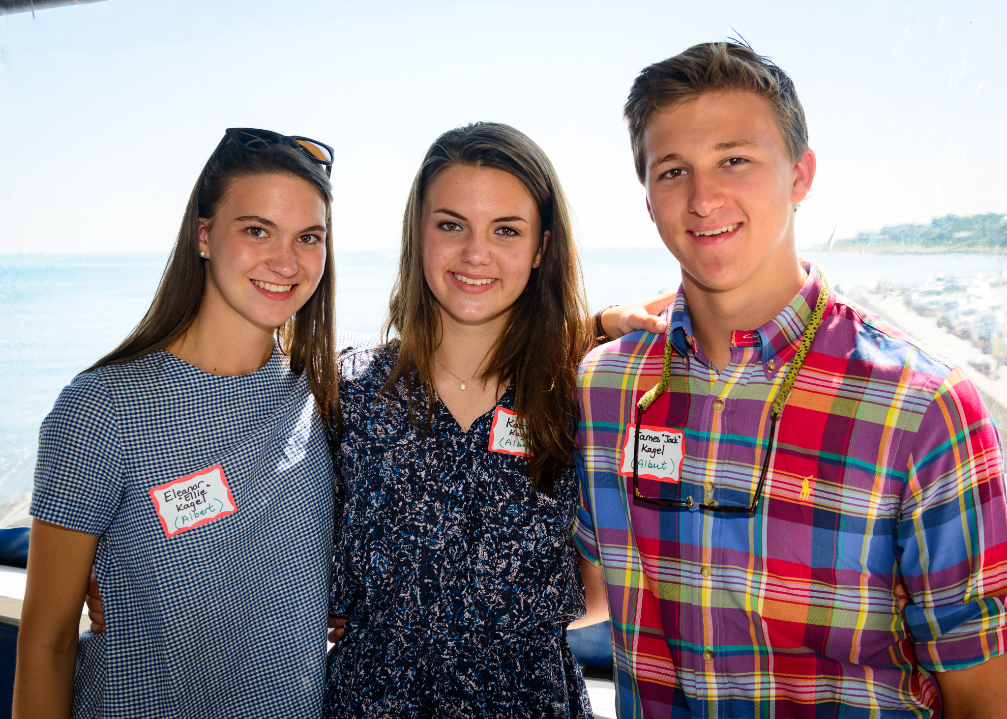 Ellie, Kate, & Jack (Celeste's children, Albert's grandchildren)