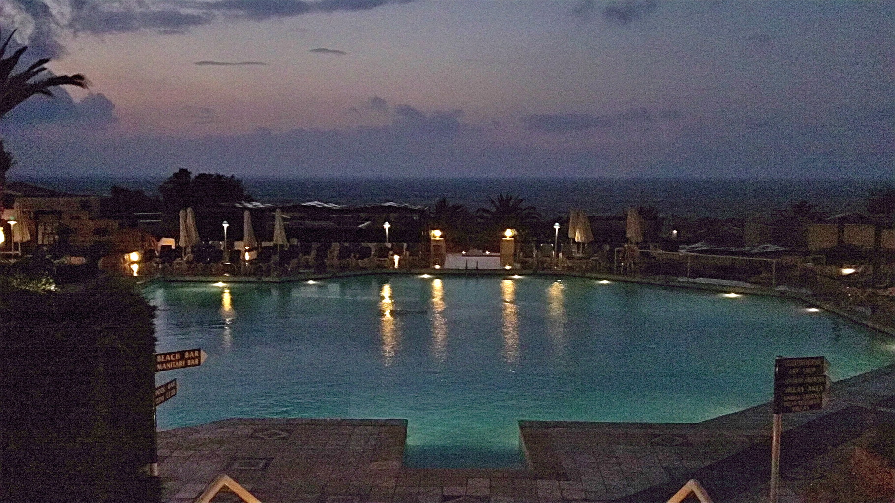 Early evening at the Aldemar Royal Knossos Hotel near Hersonissou, Crete