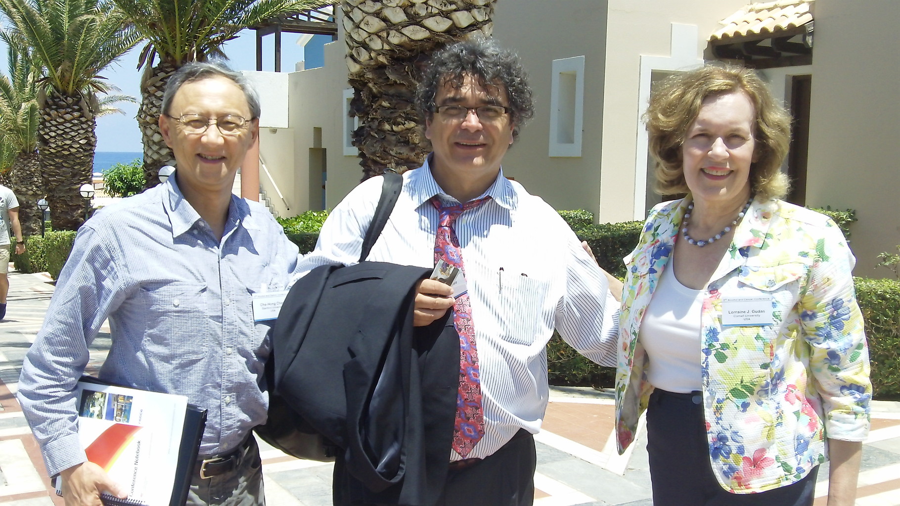 Dr. Che-Hong Chen, Dr. Vasilis Vasiliou from Yale, and Dr. Gudas!