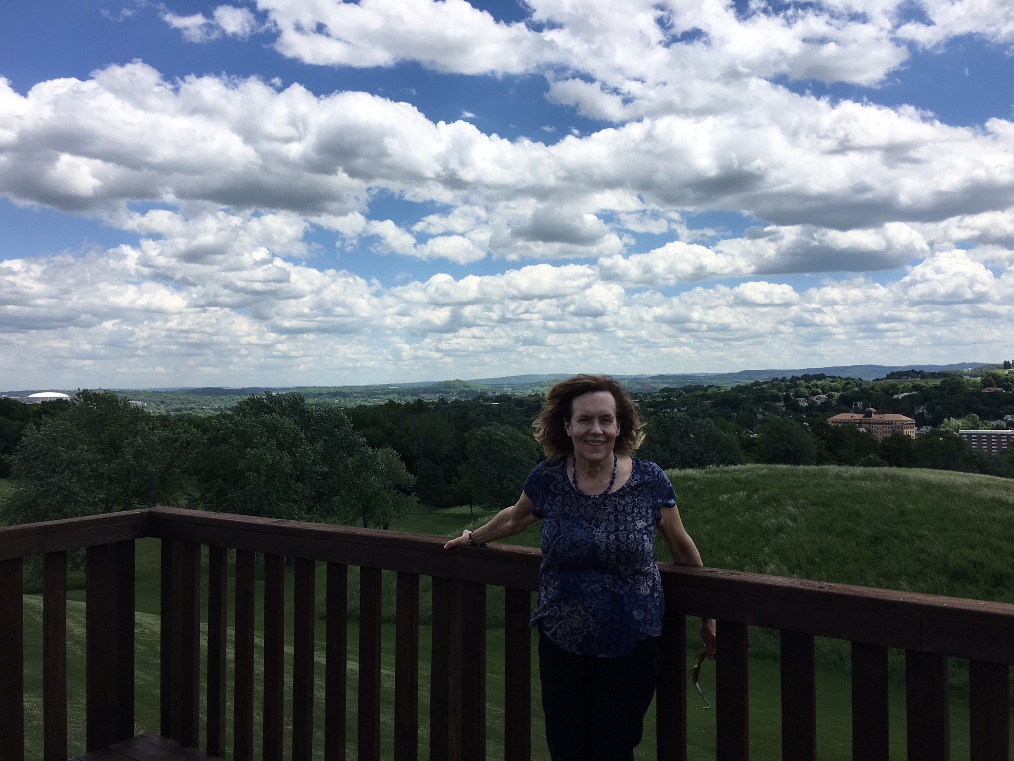 The view from the public golf course at Burnet Park, Syracuse