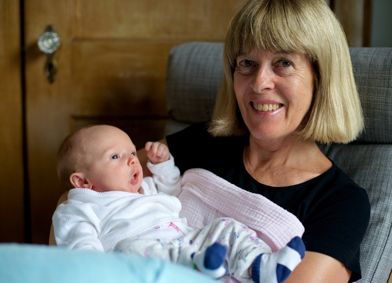 Nancy Hynes with Celine, July 2015