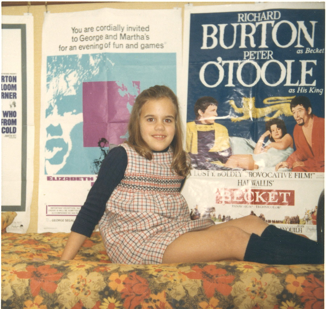 Celeste in Lorraine's dorm room, Smith College, 1967