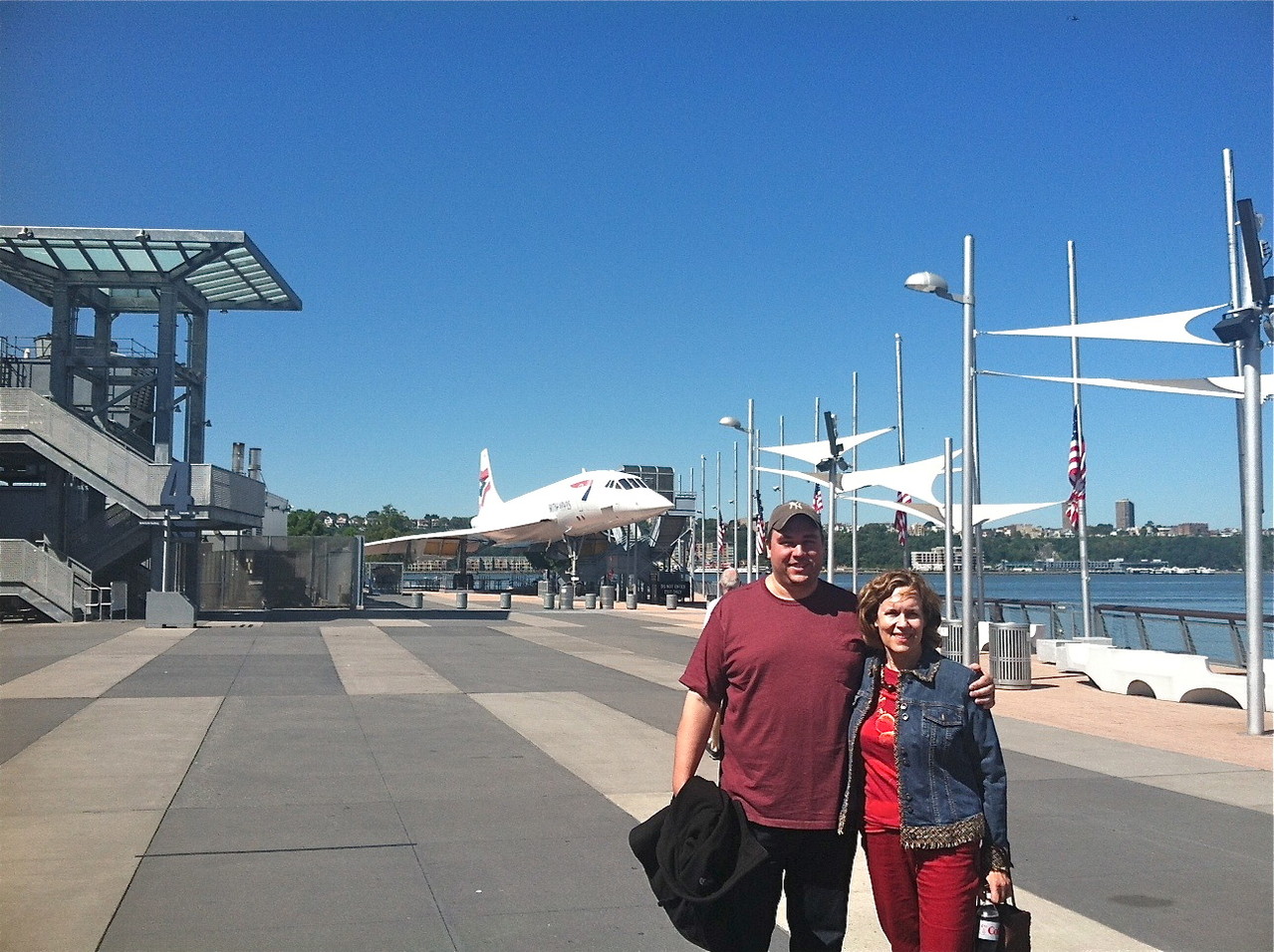 Greg & Lorraine at the Intrepid, NYC, Sept. 2013