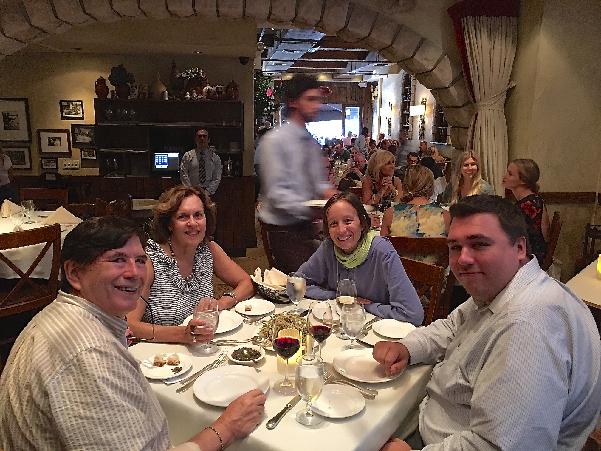 John, Lorraine, Ana from Barcelona, & Greg at La Masseria  August, 2017