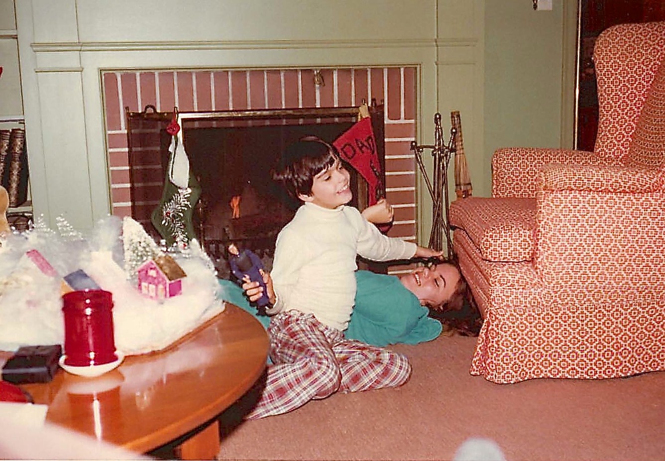 Wayne & Celeste G., Xmas, 1977