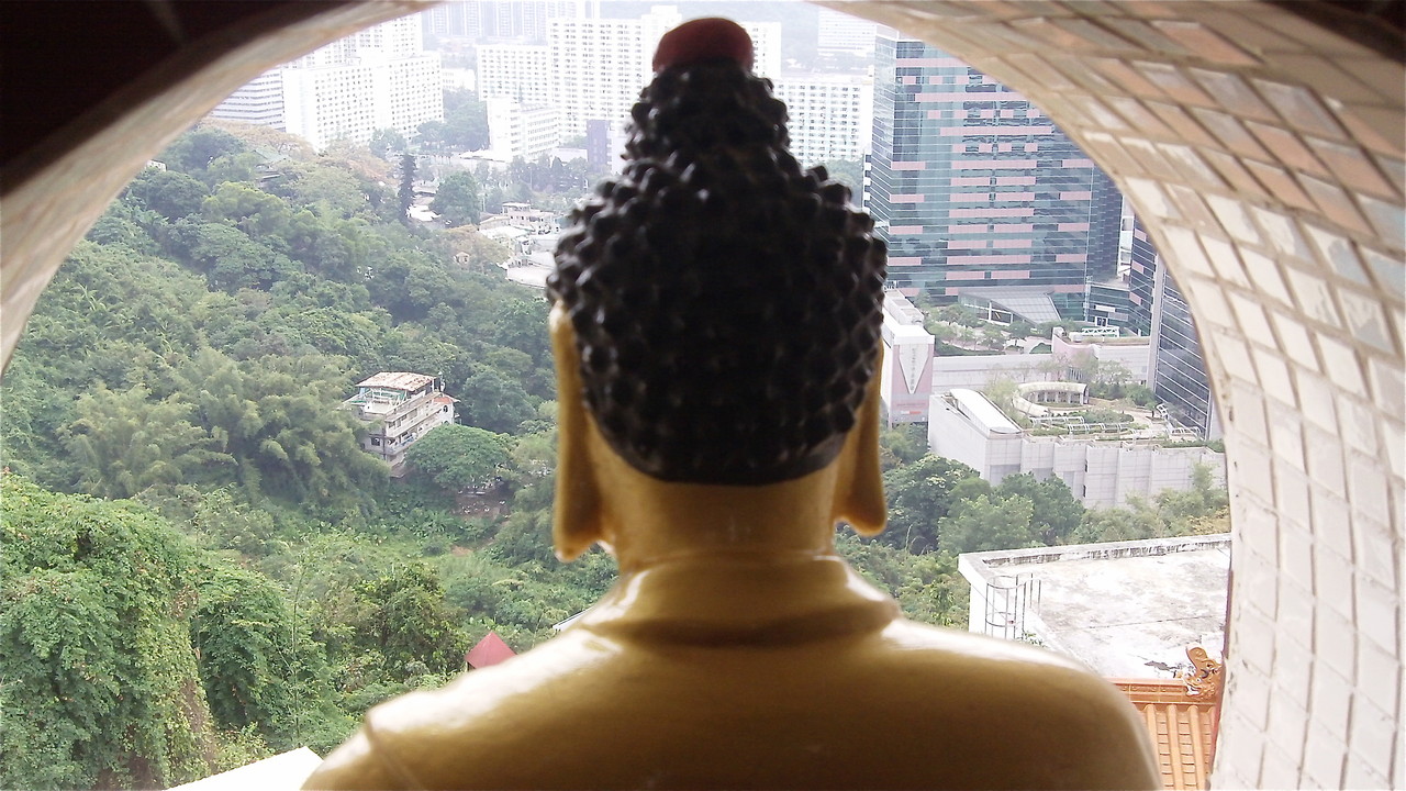 View from the 10,000 Buddhas Monastery