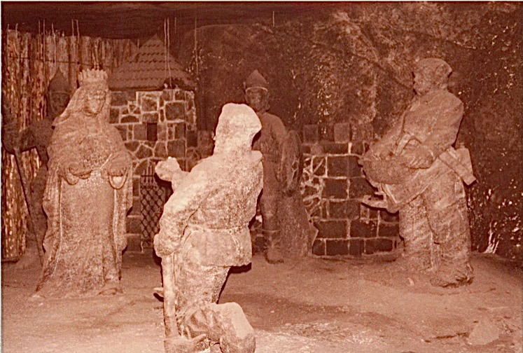 Wieliczka, salt mine and underground museum, mining salt since the 11th century, ~ 15 miles east of Cracow