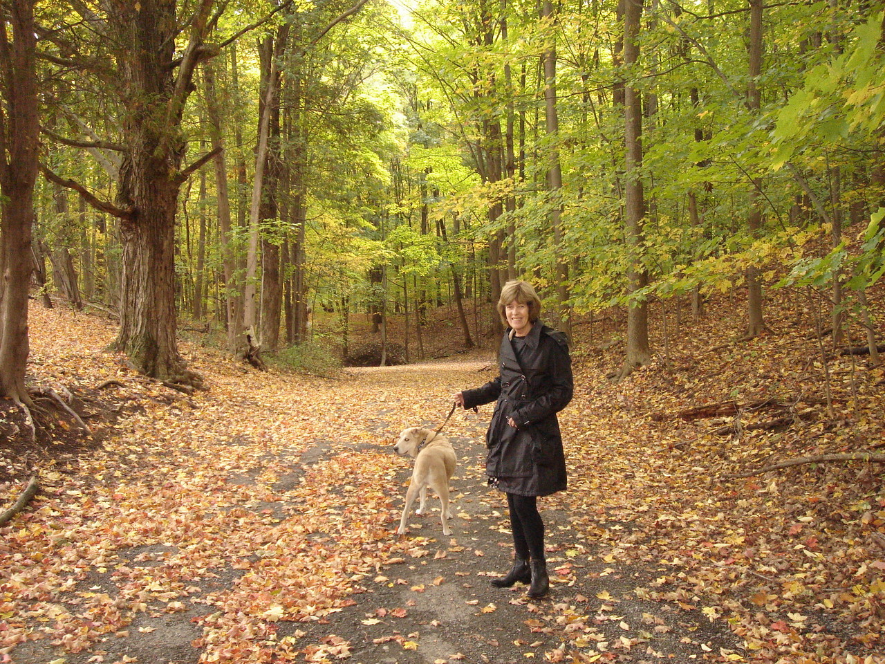 Nancy & Nubby in St. Mary's Cemetery