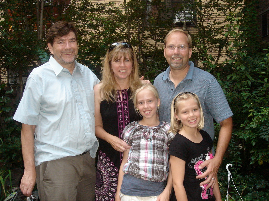 John, Lisa, Brooke, Jerry, Brianna  our backyard NYC