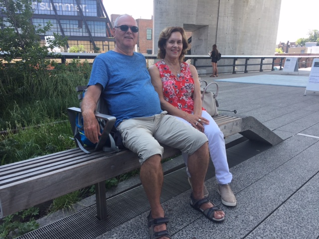 Bernd Groner & Lorraine Gudas, High Line, 7-31-2017